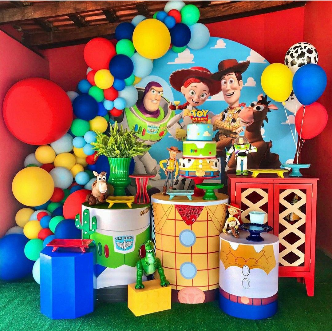 Festa montada com os moldes