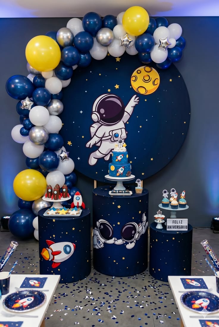 Festa montada com os moldes